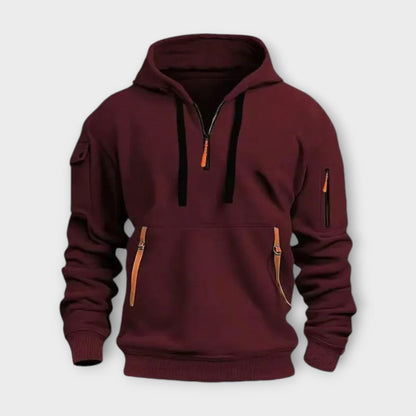 Tom - Half-Zip Kapuzenpullover