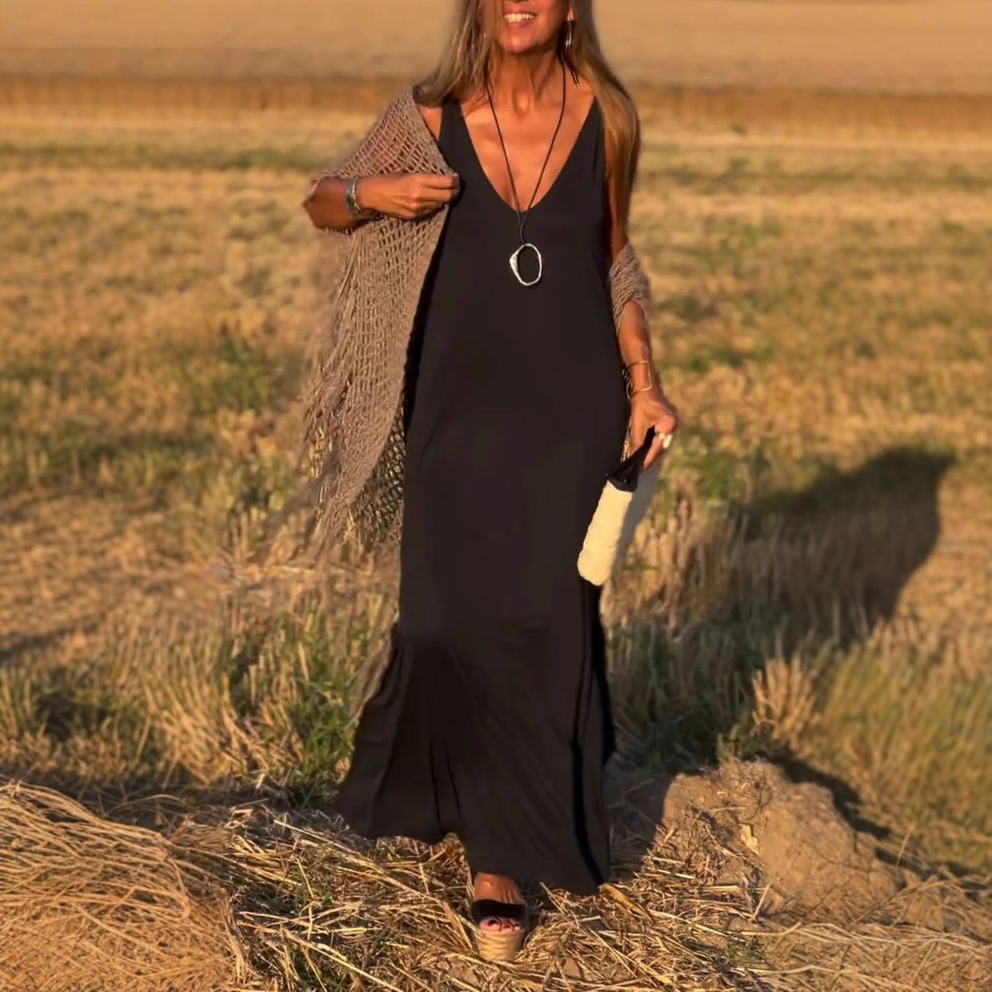 Arietta - Robe Maxi Confort Sans Effort